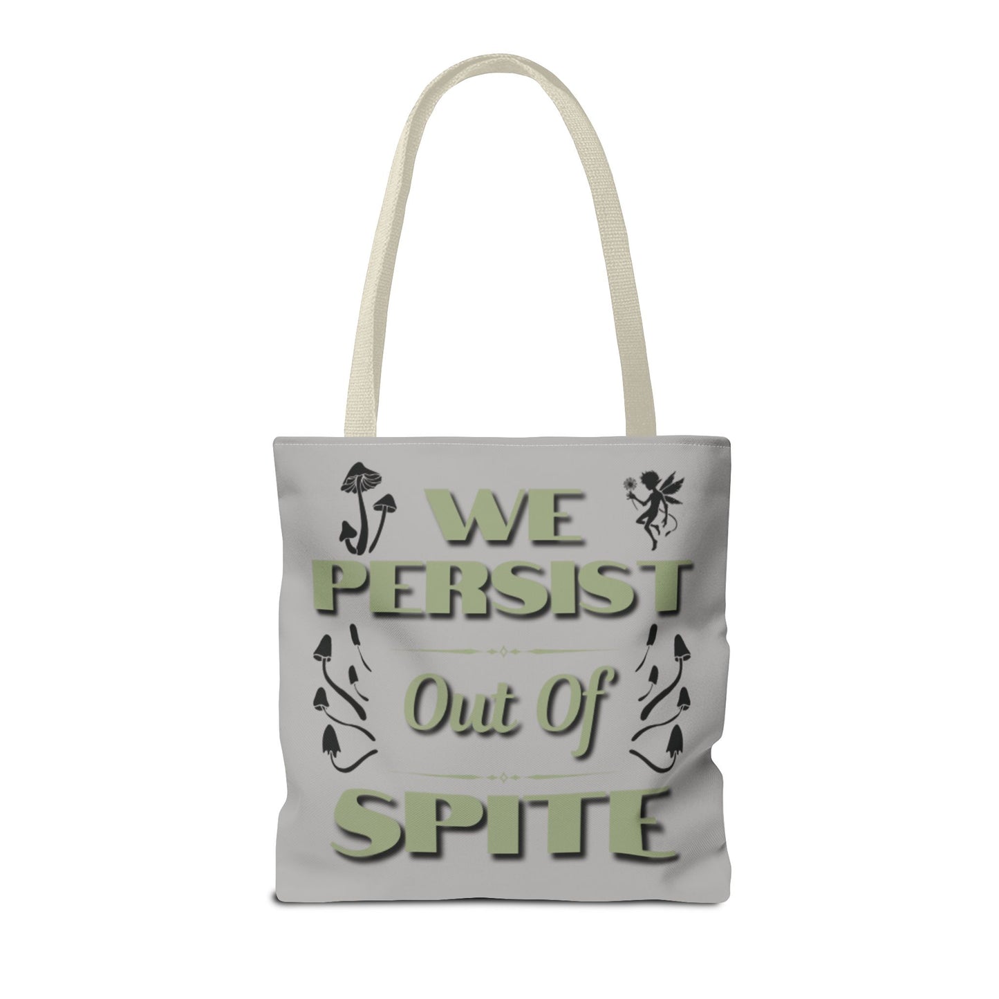 Whimsical Fairy Tote Bag - "The Spite Sprite" & "We Persist Out of Spite" Designs