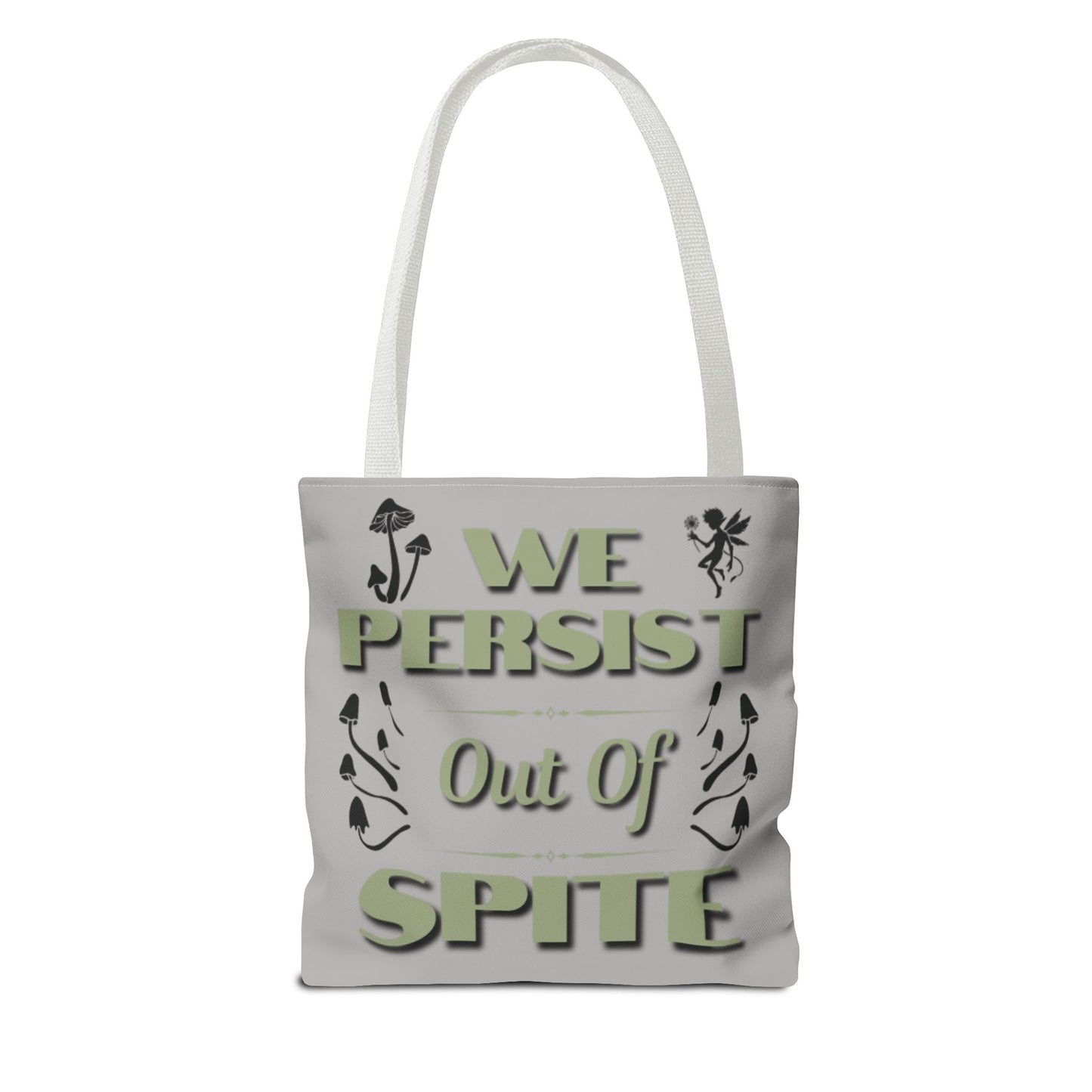Whimsical Fairy Tote Bag - "The Spite Sprite" & "We Persist Out of Spite" Designs