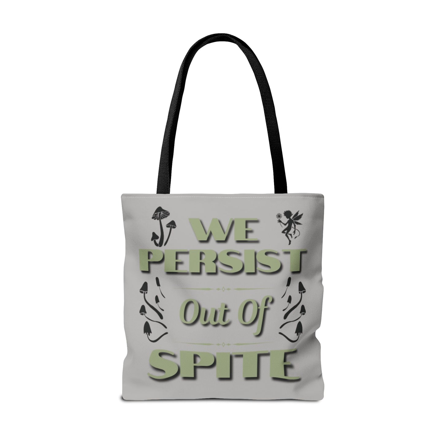 Whimsical Fairy Tote Bag - "The Spite Sprite" & "We Persist Out of Spite" Designs
