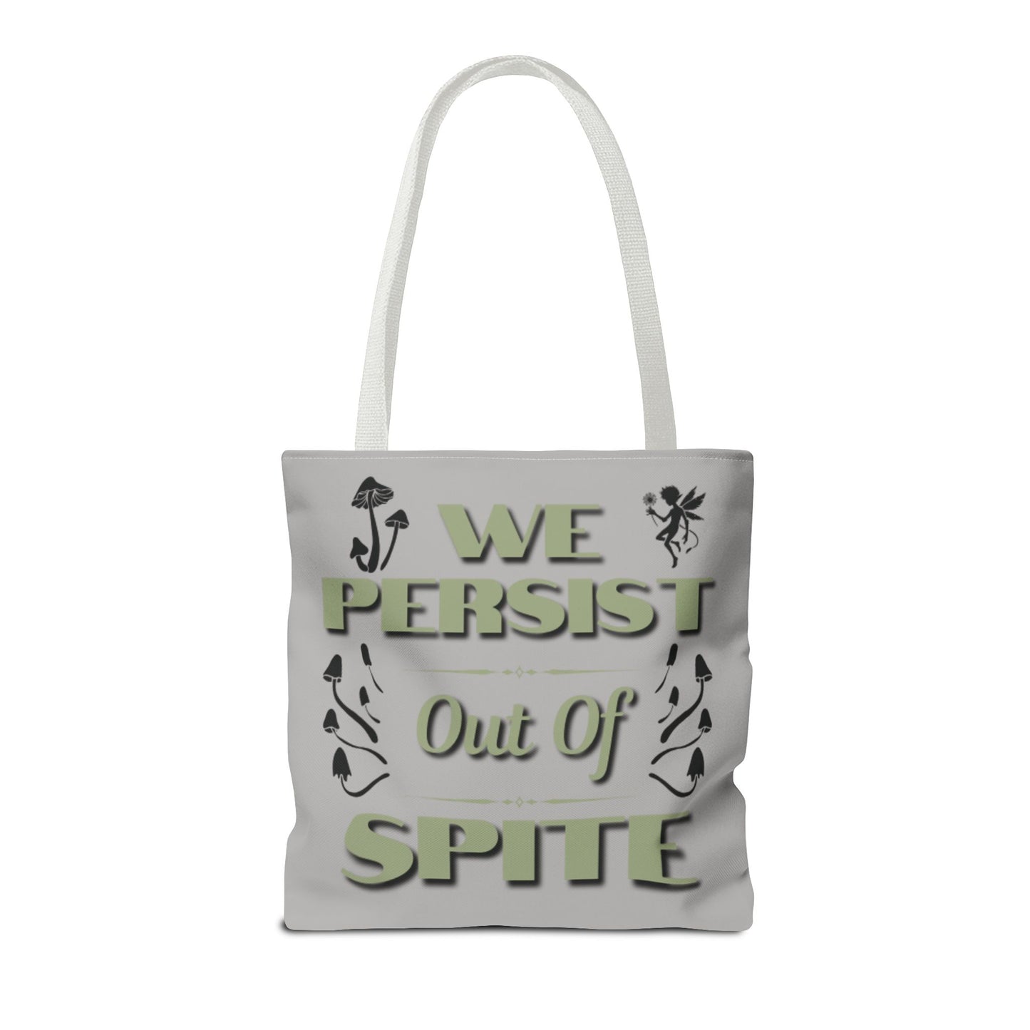 Whimsical Fairy Tote Bag - "The Spite Sprite" & "We Persist Out of Spite" Designs